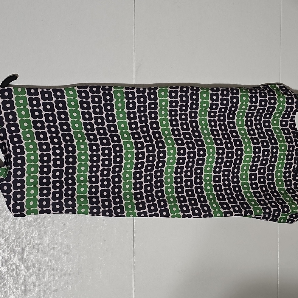 Zapelle Geometric Pattern Dress in Blue, Green, and White - Picture 3 of 5